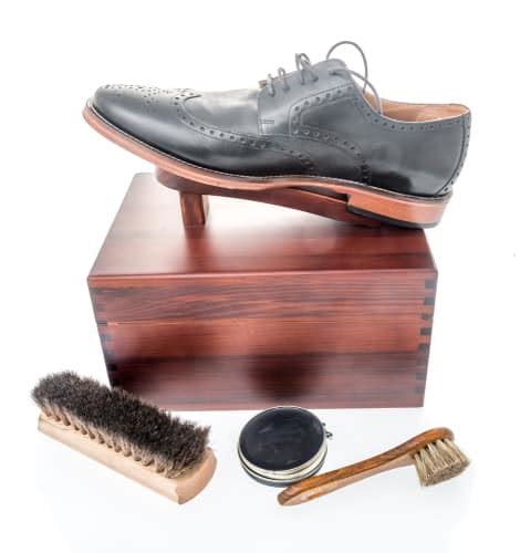 shoe shine box for men